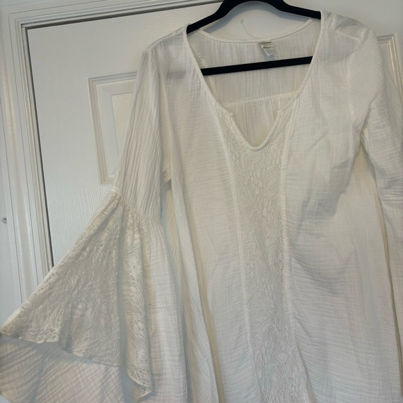 L*Space Boardwalk Tunic Coverup White - Picture 6 of 9
